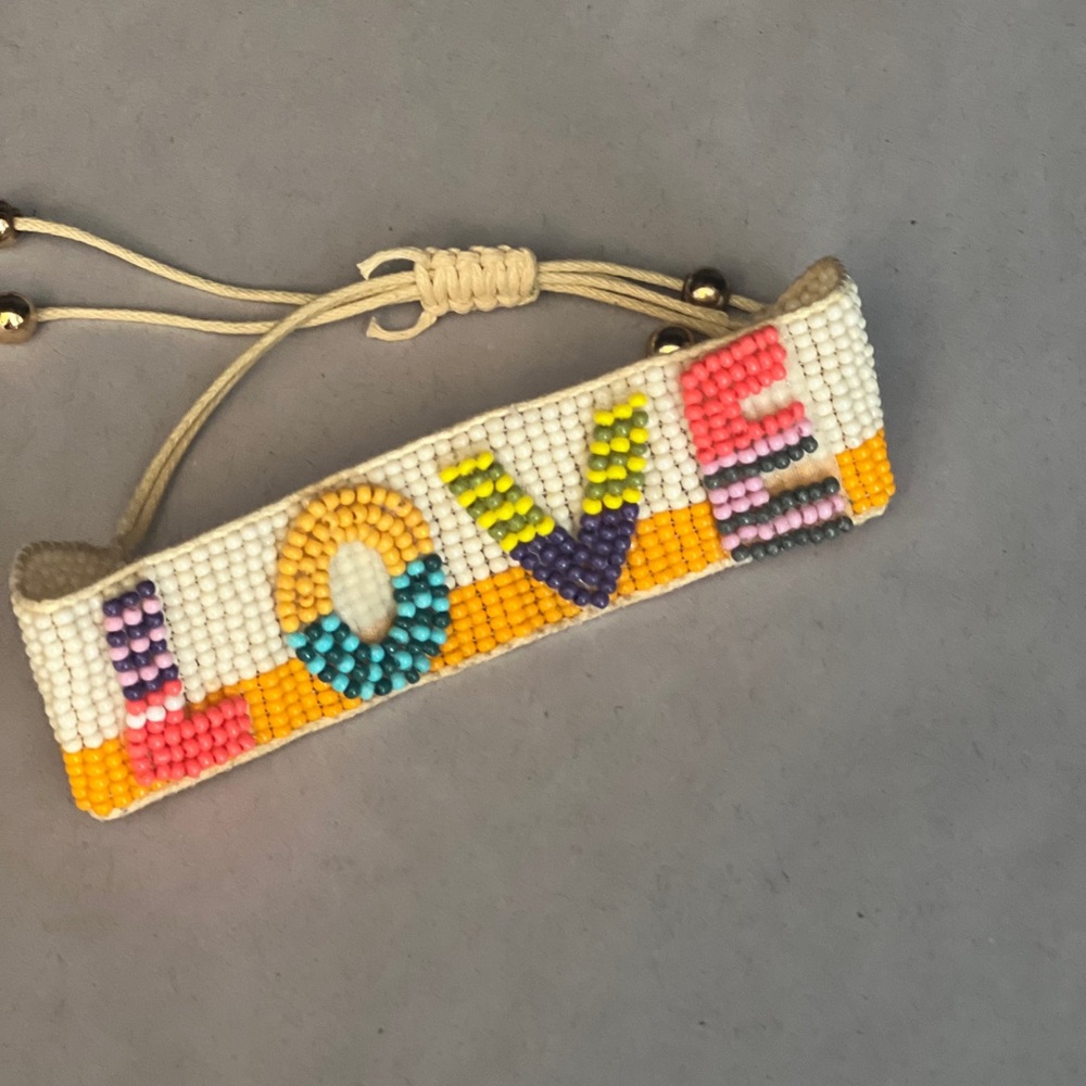 Love Beaded Bracelet